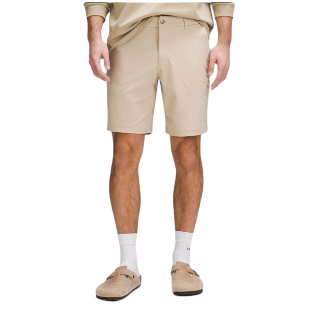 NWOT Lululemon Men’s ABC Classic-Fit Short 9" *Warpstreme in Trench Tan Size 38